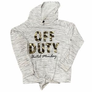Love Hoodie Size Large OFF DUTY Until Monday